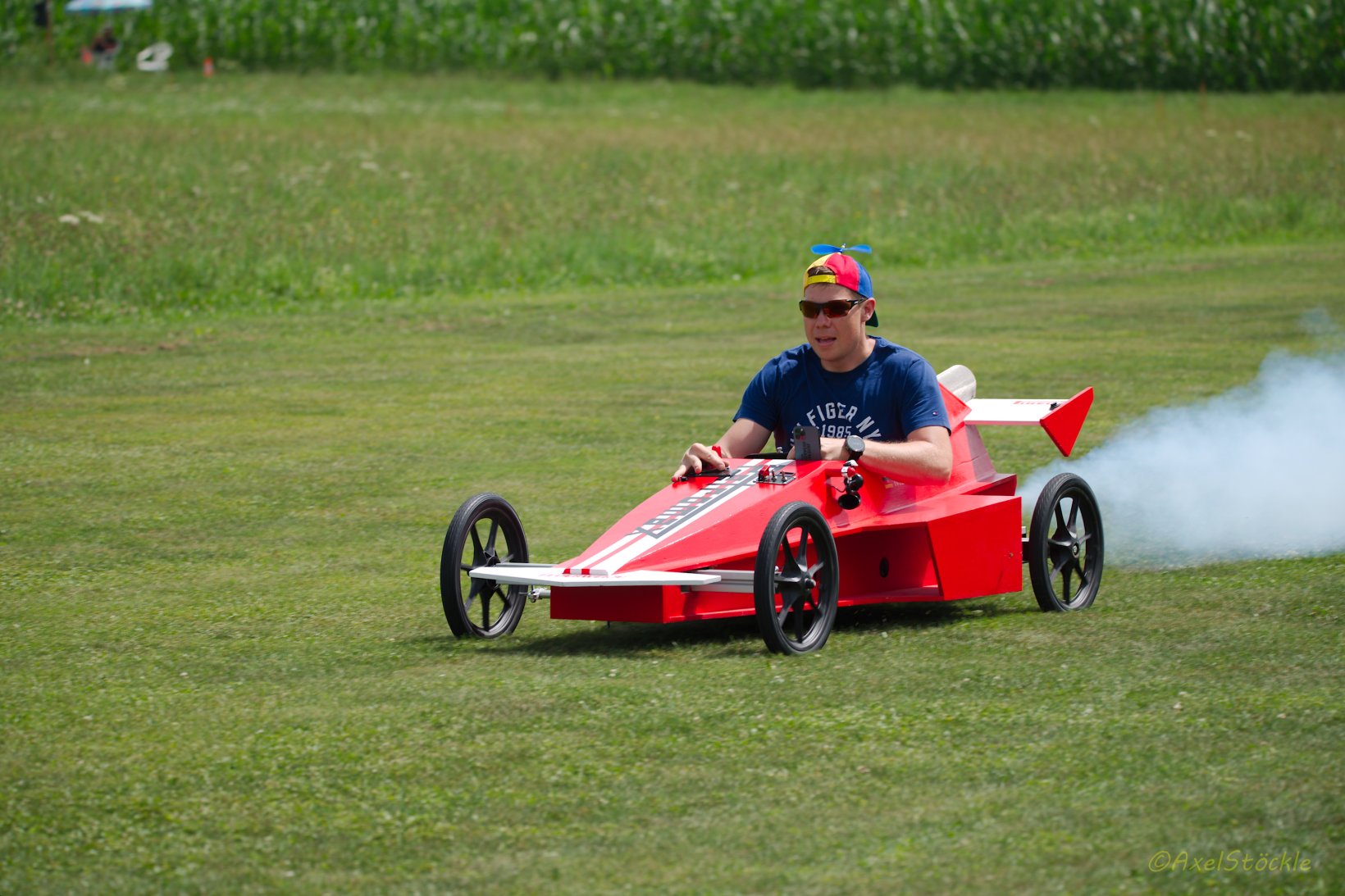 Anfahrt zu unserem Flugplatz